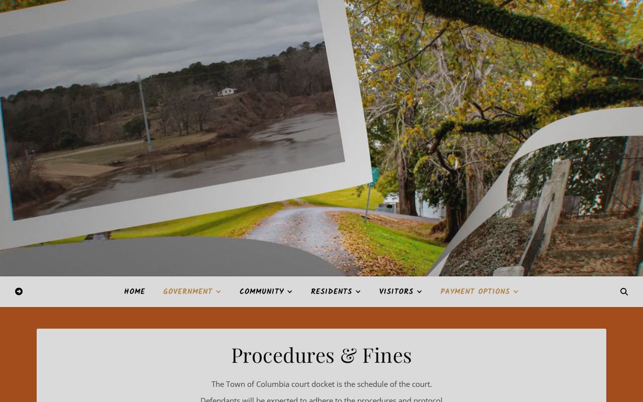 Caldwell Parish court schedule Columbia municipal court procedures