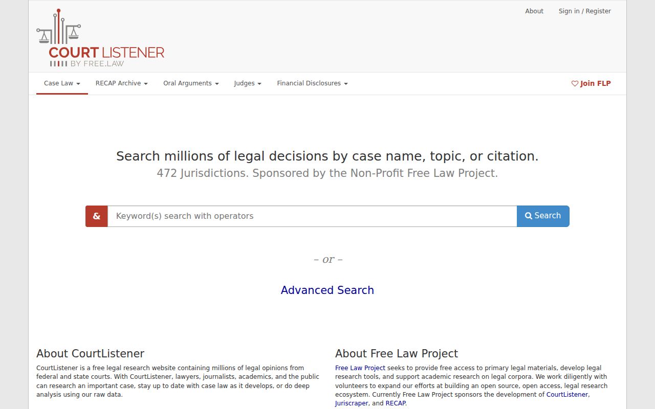 Caldwell Parish related federal court records CourtListener search interface