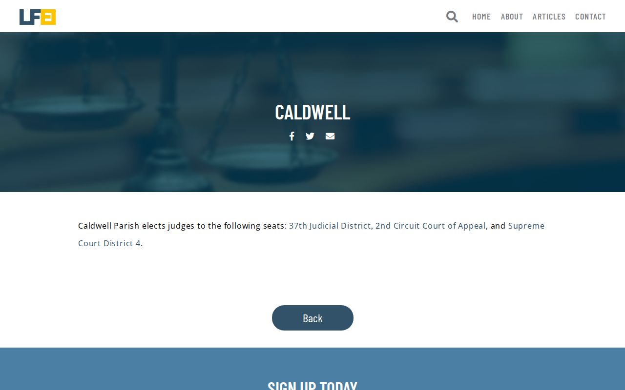 Caldwell court docket 37th Judicial District Court map