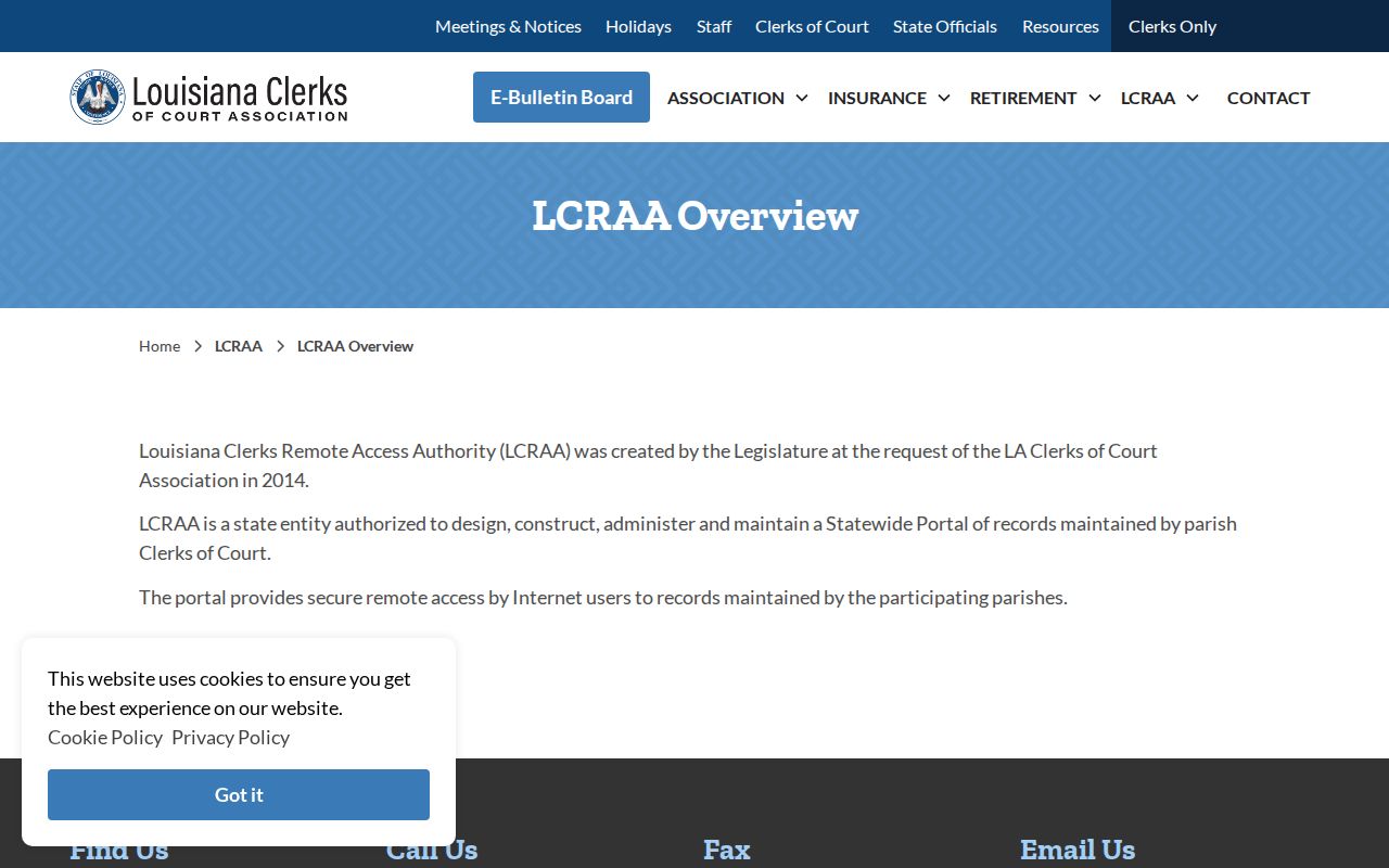 Caldwell court docket LCRAA remote access overview